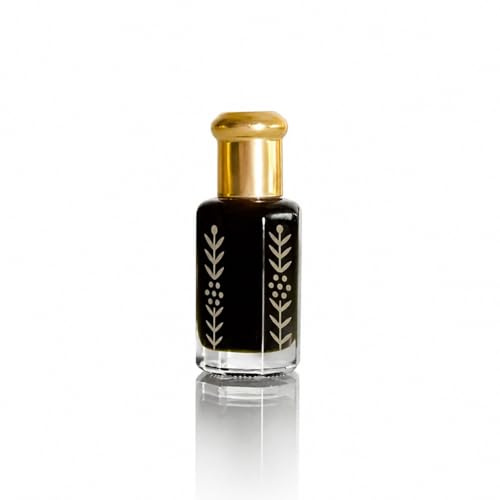 Sunnah Shop® Black Musc Musk al Ghazal | Unisex Parfümöl ohne Alkohol | Schwarzer Moschus Duft | Orientalisches Parfümöl für Damen & Herren | Roller Flakon 12ml