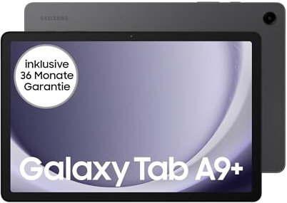 Samsung Galaxy Tab A9+ 5G Android-Tablet, 64 GB Speicherplatz, Großes Display, 3D-Sound, Simlockfrei ohne Vertrag, Graphite, Inkl. 3 Jahre Herstellergarantie