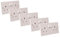 WK Electrical - 13A Single Pole Switched Twin Plug Sockets (Pack in 5)