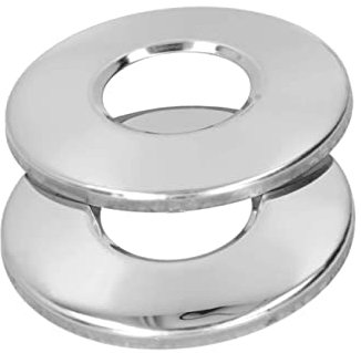 Milisten Escutcheon Plate Covers Swimming Pool Handrail Cover Stainless Steel for Pool Ladder Smooth Edges