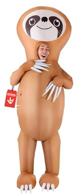 Morph Disfraz Hinchable Oso Perezoso Adulto, Disfraces Animales para Carnaval y Halloween, Talla única