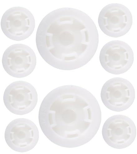 CANIGHT 10Pcs Bung Cap Seal Covers for Oil Drums Water Drum Plugs Coarse Thread Poly Buttress Design for Oil Storage and Chemical Containers