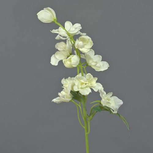artplants.de Artificial flower Larkspur VAYA, blue-white, 50cm, Ø5cm