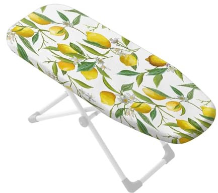 Lemon - Copriasse da stiro, 35 x 60 cm, resistente alle bruciature, resistente, di ricambio di piccole dimensioni