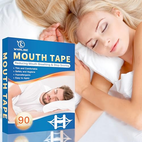 Mouth Tape For Sleeping,90 Pcs Mundkleber Nachts Mundpflaster Schlafen Schnarchpflaster Und Anti Schnarch Pflaster Schnarchstopper Mund Tape Schlaf für Schnarchen Verhindern Besser Schlafen Und Atmen