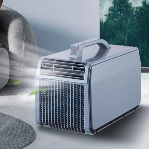 4-in-1 Portable Air Conditioner | Cooling & Heating | 220V UK Plug | Touch Panel & Remote Control | Top Handle Design | Ductless Swamp Cooler for Home & Office
