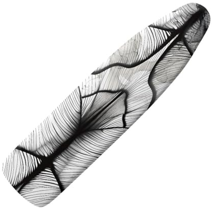 Copri Asse Da Stiro 110X33 Linea Nera Copriasse Da Stiro Elastico,Copertura Asse,Tessuto Fibra Di Poliestere