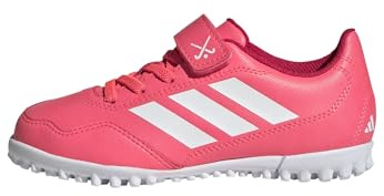 adidas Unisex niños Hockey Youngstar Rise CF C Shoes, Solar Turbo/FTWR White/Pure Ruby, 32 EU