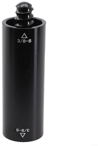 Oniissy Billard-Verlängerungswelle für Pool- und Snooker-Queues, Mittelverlängerungsadapter aus Aluminiumlegierung mit 5/16-18 und 3/8-8 Gewindeoptionen, 28,3 g und 56,7 g (3/8-8 28,3 g)