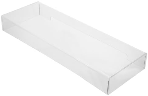 FIXOSHEE Funda para Teclado Acrílica Transparente Protector para Teclado Mecánico Tamaño Extra Grande 520X180X60 MM Funda Antipolvo para Ordenador Estándar