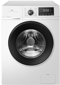 8kg Lavadora Carga Frontal Bajo Consumo, 1400rpm, Motor BLDC, 16 Prog. Vapor y Antibacterias, Bloqueo Infantil