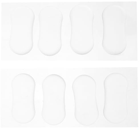 SEWOART Butées Universelles pour Siège de Toilette et Bidet, Lot de 8 Coussinets en Pu et Silencieux 44 X 2 Cm Adhésif, Accessoires Salle de Bain pour Amortir et Stabiliser Abattants