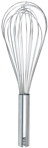 Tovolo Balloon Whisk Stainless Steel 11 in Whip Whisk for Cooking Blending Mixing Stirring Whipping Beating, Dishwasher Safe Metal Handheld Large Heavy Duty Multi Function Whip Whisking Mixing Tool