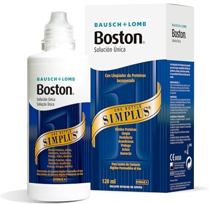 Bausch + Lomb Boston SIMPLUSSolución Única 120ml para lentes de contacto rígidas