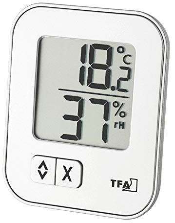 TFA Dostmann digitales Thermo-Hygrometer Moxx 30.5026 (weiß)