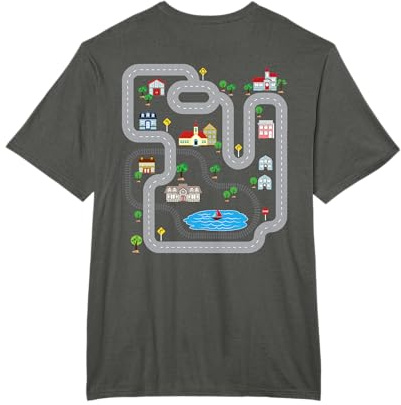 Spielmatte mit Auto KFZ-auf Rückseite Funny T-Shirt T-Shirt
