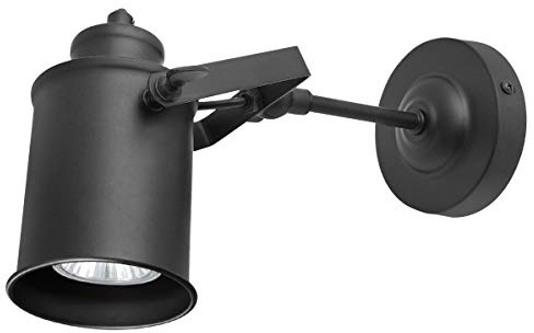 Vintage Industrial Wall Light Scone Adjustable Black Metal Retro Wall Light Spot Lamp M0072-F