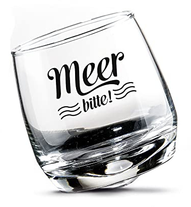 Seaside No.64 2er-Set maritimes Wackelglas in Geschenkbox – Meer bitte! | Whiskeyglas, Schwenkglas, Rumglas, ca. 200 ml – Party Sturmglas für den gemütlich Abend – Spülmaschinenfest – Seaside No.64