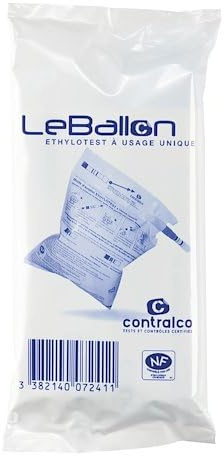Leballon Test D'Alcoolémie, Lot de 10