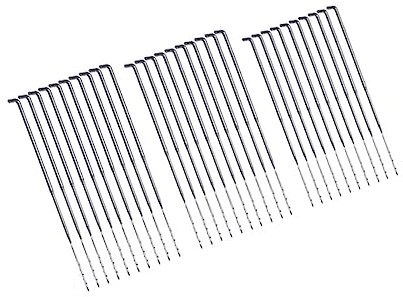 JEWEDECO 60piezas Agujas De Coser Lana Piesas Aguja Perforadora Costura Tapicería Manualidades Punzonado Diseño Tridimensional Materiales