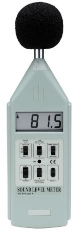 Sper Scientific Type 1 Sound Meter 840015 – Professional Decibel Meter 30-130 dB Range, ANSI & IEC Certified and OSHA-Compliant Noise Tester, Portable Sound Level Meter with Hard Case - 2 pc