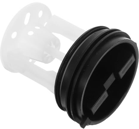 Uonlytech Washing Machine Drain Hose Seal and Filter Mesh Drain Protector with Multi-hole Plastic Cover for Washer Pump Outlet Compatible with Drum Washers
