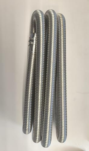 CEOTIS 300 cm Exhaust Hose for Power Generator,Car Air Heater Exhaust Pipe Diesel Gas Vent Hose, Auto Parking Heater Accessories for Diesel Gas Vent Hose Heating with 2 Clamps Diesel Heater Parts