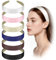 6 Stück Haarreifen Damen Breit, DIY Bunte Haarband Damen, 3cm Klassische Breiter Haarreif Headband, Haarreif Bunte Breit für Frauen und Mädchen