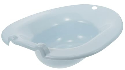 CALLARON Bidet intim sitzendes Badbecken Schüssel intern Dame Teile Becken für die Wochenbettversorgung Waschbecken Toilette Sitzbad nach der Geburt postoperatives Pflegebecken Plastik Blau