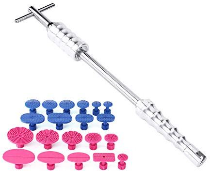 Cocoarm Paintless Dent Repair Hammer Set, Aluminium Alloy Tools, Efficient Slide Hammer with 20 Traction Tabs for Car and Motorcycle Repair