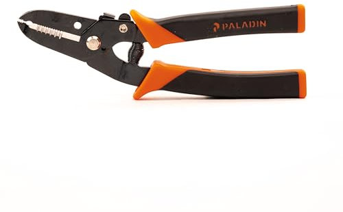Paladin Tools PA1118 Wire Stripper Tool and Wire Cutter 20-30 AWG | Professional Grade Heavy Duty Wire Stripping Tool