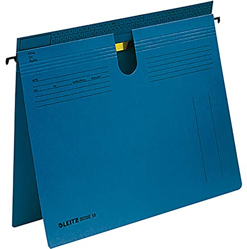 LEITZ SERIE 18 Hängehefter, Manilakarton 250 g/qm, blau