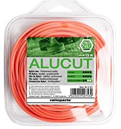 Mähfaden ALUCUT 2,0mm 15m Trimmerfaden 6-Kant Nylonfaden