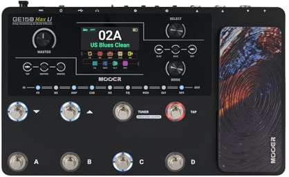 Mooer GE150 Max LI Multi Effects Pedal, con batería