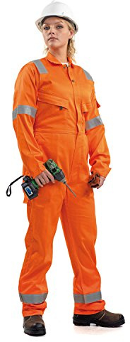 racines Original Ro13090 °F Flamme Buster Nordic pour femme Salopette de travail – 16/18, Orange