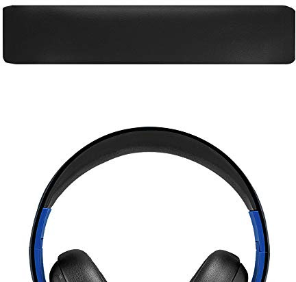 Geekria Protein-Leder-Stirnband-Polster passend für Sony PlayStation Gold Wireless Stereo-Headset, PS4, PS3 (CECHYA-0083) Kopfhörer, Ersatzband-Reparaturteil (Schwarz)