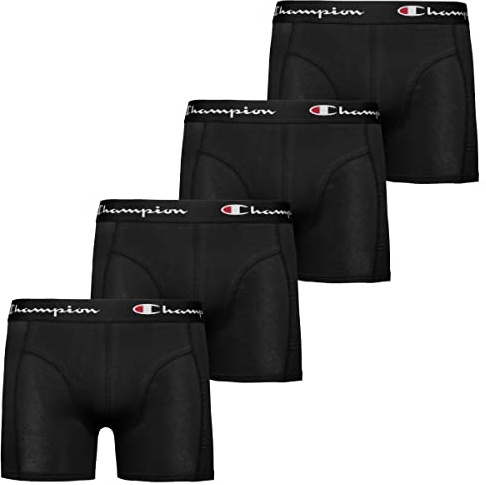 Champion Retroshorts för män (4-pack), svart, XXL