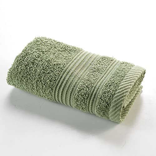 Douceur d'Intérieur, Asciugamano ospite (30 x 50 cm) Teneresse Fougere, spugna tinta unita