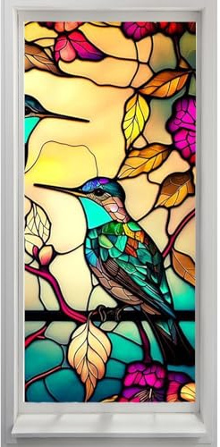 Película de privacidad para vidrieras, calcomanías decorativas para ventanas, calcomanías decorativas extraíbles, adhesivos de privacidad para ventanas, película estática sin pegamento para baño,