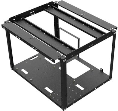 24+4 HDD Open-Air-Testbench DIY PC-Rahmen, 3.5-Zoll-Festplattenhalterung für Krypto-Mining, Chia-Farming XCH FIL BHD, NAS-Speichergehäuse