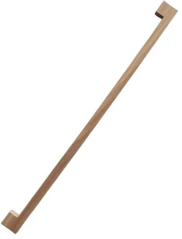 HELLUX Holzgriffe für Schränke | Schrankgriffe Holz mit Lochabstand 390mm und Länge 405mm | Universelle Möbelgriffe Holz | Küchengriffe für Schränke, Büros und Küchen