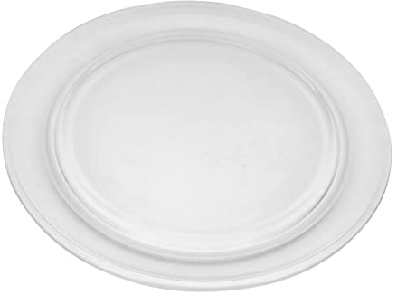 PRETYZOOM Mikrowellen Drehteller aus Glas 27cm Hitzebeständig Ersatz für Mikrowellenherd mit Robustem Glas Drehteller Mikrowellenzubehör für Küche