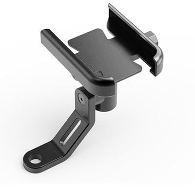 Staffa Navigazione GPS Moto Supporto Per Cellulare Moto Per SUZUKI Navigazione Porta Cellulare(Mirror Holder Black)