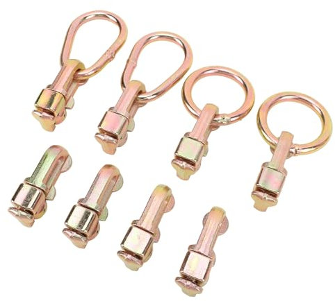 Accesorios para Pernos en L, Accesorios para Pernos en L con Brida en L de Acero Al Carbono O, Juego de Accesorios para Remolques de Plataformas de Camiones