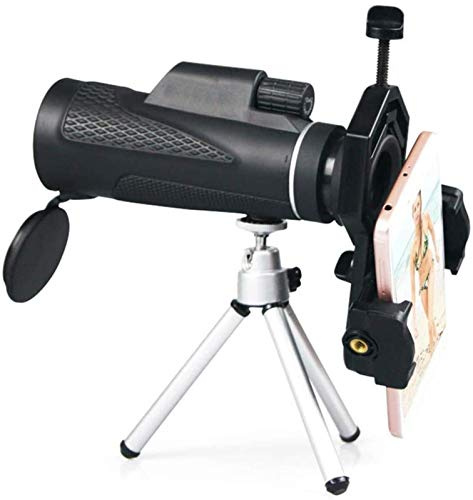BDKSEXBF Binocolo Portatile ad Alta Potenza, telescopio monoculare Classico con Supporto per Telefono e treppiede per Adulti, Viaggi turistici all'aperto