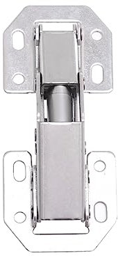 Angoily Cerniera Idraulica Ispessita in Metallo Fissa Per Mobile Per Porta e Finestra Senza Punzonatura Tampone Silenzioso Adatto Per Armadi Piccoli