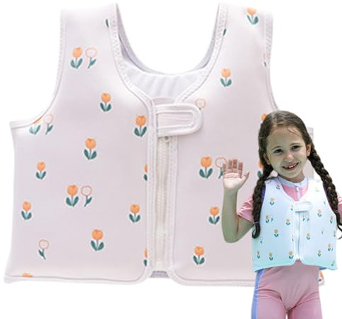Gilet de natation pour bébé - Gilet de vie pour enfant - Éponge de remplissage de 30 mm - Double couche - Pour enfants - Flottant pour piscine pour bébé de 20 à 50 livres - Aide à la flottabilité pour