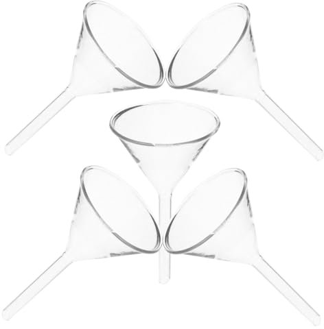GRIRIW 5piezas Embudo Triangular De Embudo De Alimentación Química Decantador Herramienta De