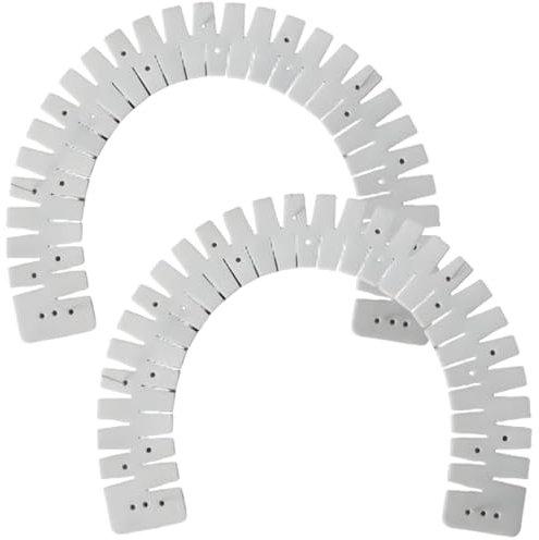 2 Stück Heißsaum Lineal Zum Nähen, Silikon-Säumer, Saumabstandmesser Für Näharbeiten, Hitzebeständiges, Flexibles Silikon-Kurvenlineal Zum Säumen, Polsterung Nähen Stoffen Blättern, 30x3x0.3cm