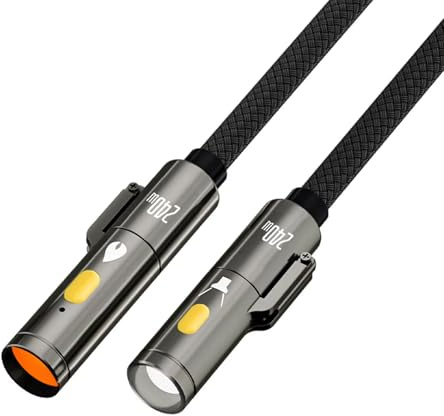 Whltzf Potenza Potenza 240 W Tipo C Cavo Trasferimento Dati Luce LED per Telefoni Cellulari Esterni Soluzione Ricarica Multifunzionale Luce Ricarica Cavo Tipo C